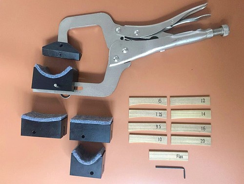 Hand held fret press - press,, 9