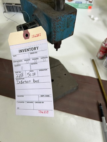 Insertion press - insertion,