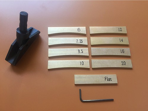 Fret press caul - fret,